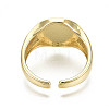 Brass Enamel Cuff Rings X-RJEW-S044-136-NF-4