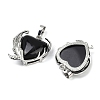 Natural Obsidian Pendants G-Q025-01P-06-3