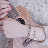 200Pcs 10 Colors Transparent Acrylic Pendants PALLOY-GO00013-7