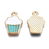 Alloy Enamel Pendants ENAM-S121-127E-2