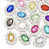 Alloy Acrylic Rhinestone Cabochons RB-T008-08S-1