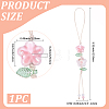 1Pc Flower Ceramics Phone Hand Strap Chains HJEW-BM0001-50-2