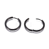 304 Stainless Steel Huggie Hoop Earrings EJEW-G272-01-20mm-B-3