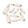 Electroplate Natural Shell Big Pendants SSHEL-N042-11-1