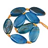 Natural Banded Agate Beads Strands G-F825-H01-01A-3