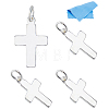 4Pcs 925 Sterling Silver Charms STER-DC0002-05-1