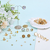 50Pcs 5 Styles 304 Stainless Steel Stud Earring Findings STAS-BBC0009-96-4