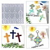 Religion Theme Cross Cabochon Silicone Molds DIY-L071-03-1