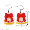 Food Theme Resin Dangle Earrings FS-WGC167F-01-1