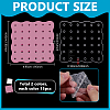 30Pcs 2 Colors Acrylic Earring Display Board EDIS-PH0001-95-2