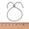 Tarnish Resistant Adjustable 304 Stainless Steel Slider Bracelets BJEW-L653-002A-P-4