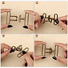 Alloy Snap Lock Clasps FIND-CA0008-42B-AB-3