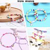 Flat Round Handmade Polymer Clay Beads LS-CLAY-R067-8.0mm-38-5