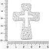 Textured Brass Connector Charm KK-CBA95AE-02C-P-3