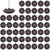 60Pcs Alloy Lotus Incense Burner Holder AJEW-DC0003-91A-1