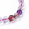 Natural Quartz Beads Stretch Bracelets BJEW-P160-04C-2