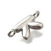Brass Connector Charms KK-P295-01P-K-2