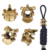 4Pcs Brass European Beads KK-HY0004-67AG-1