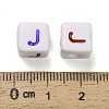 Opaque Acrylic Beads OACR-I022-01J-3