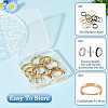  12Pcs 6 Size 201 Stainless Steel Grooved Finger Ring Settings RJEW-TA0001-06G-3