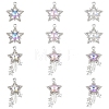 10Pcs Glass Pendants GLAA-YW0004-64B-01-2