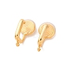 Brass Clip-on Earring Findings KK-K382-36G-1