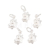 925 Sterling Silver Shell Shape Charms STER-I023-01S-01-1