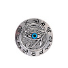 Eye of Ra Alloy & Plastic Brooch Pin JEWB-Z031-08AS-1