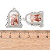 Alloy Epoxy Resin Pendants FIND-K031-01P-02-3