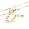 Natural Pearl Beads Pendant Necklace for Girl Women NJEW-JN03667-5