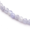 Natural Tanzanite Beaded Necklaces NJEW-JN03315-04-2