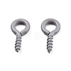 Spray Painted Iron Screw Eye Pin Peg Bails IFIN-N010-002B-16-3