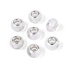 Transparent Resin Rondelle European Beads RESI-N044-02L-1