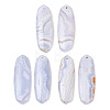 Natural Blue Lace Agate Pendants G-K381-17B-1