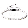 Adjustable Women's Howlite Beaded Bracelet LS-CN3407-47-1