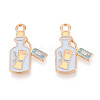 Alloy Enamel Pendants ENAM-T022-35-1
