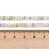 Electroplate Glass Beads Strands X-EGLA-B011-04A-04-4