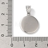 Non-Tarnish 304 Stainless Steel Pendants STAS-Z075-08P-3