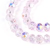 Transparent Glass Beads Strands LS-EGLA-N016-4mm-04-3