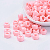 Valentine's Day Opaque Acrylic European Beads PL338-M4-5
