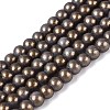 Baking Paint Glass Pearl Beads Strands DGLA-ZX001-05B-20-1