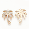 Alloy Rhinestone Links connectors ALRI-Q235-004G-2