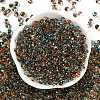 6/0 Spray Paint Glass Seed Beads SEED-H003-11G-3