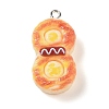 Resin Imitation Food Pendants FIND-U001-02C-1