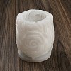 Valentine's Day 3D Rose Pillar DIY Candle Silicone Molds DIY-K064-03A-3