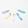 Natural Quartz Crystal Pointed Pendants G-T010-07-1