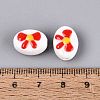Handmade Porcelain Ceramic Beads PORC-Q005-07C-3