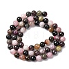 Natural Multicolor Tourmaline Beads Strands G-G446-6mm-03-5