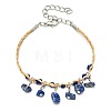 Boho Multicolor Beads Gravel Woven Anklets NI3563-16-1