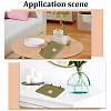4Pcs Rectangle Velvet Binder Badge Armband Patch Display Board DIY-WH20062-165B-5